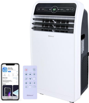 10,000 BTU Portable Air Conditioner with Remote Control Air Conditioners Shinco 12000 