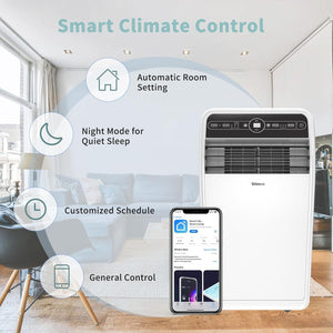 10,000 BTU Portable Air Conditioner with Remote Control Air Conditioners Shinco 