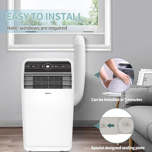 10,000 BTU Portable Air Conditioner with Remote Control Air Conditioners Shinco 