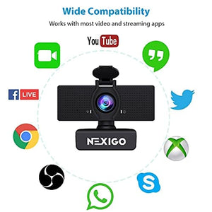 1080P Webcam with Microphone Personal Computer NexiGo 