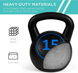 3-Piece Kettlebell Set Kettlebells Best Choice Products 