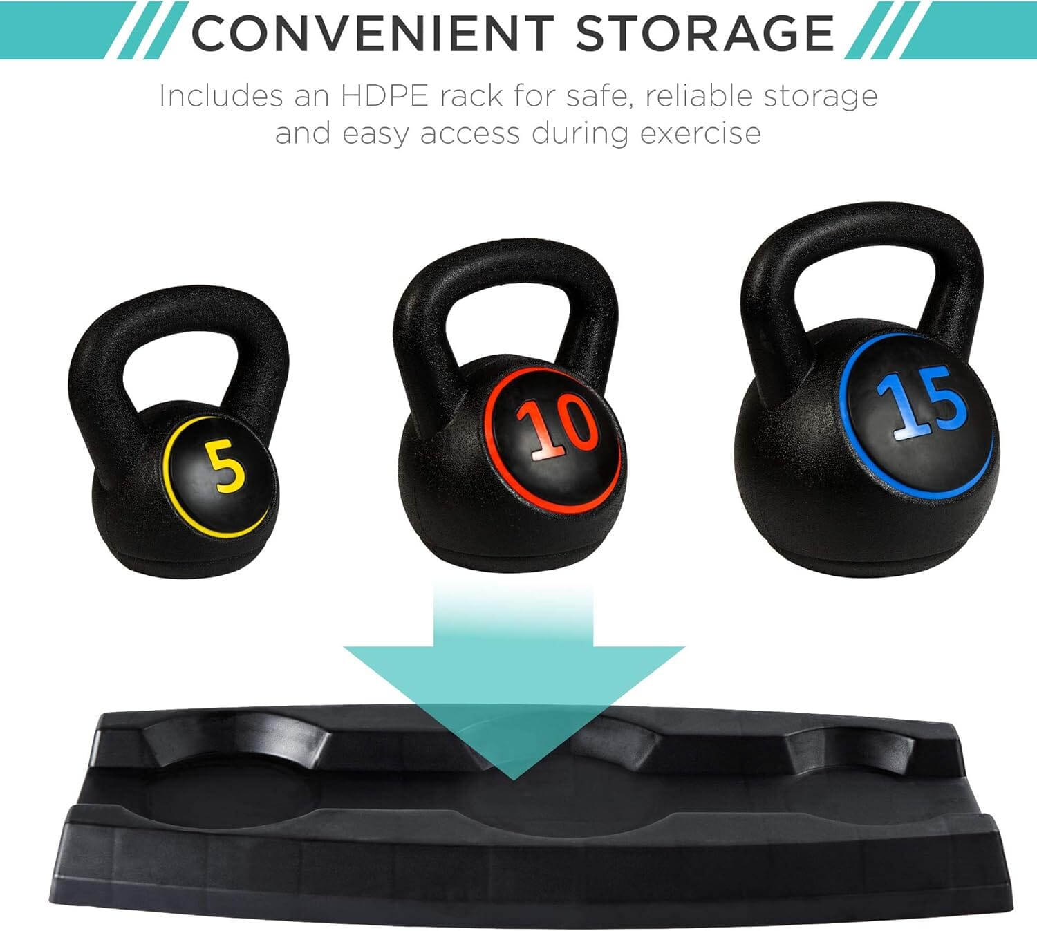 3-Piece Kettlebell Set Kettlebells Best Choice Products 