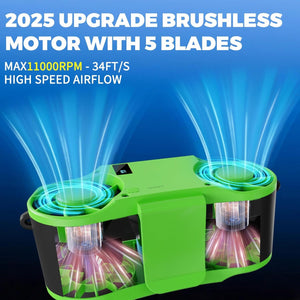 30000mAh Portable Waist Fan Powered Hand Fans & Misters OwensAssetFund Gifts 