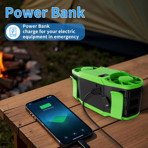 30000mAh Portable Waist Fan Powered Hand Fans & Misters OwensAssetFund Gifts 