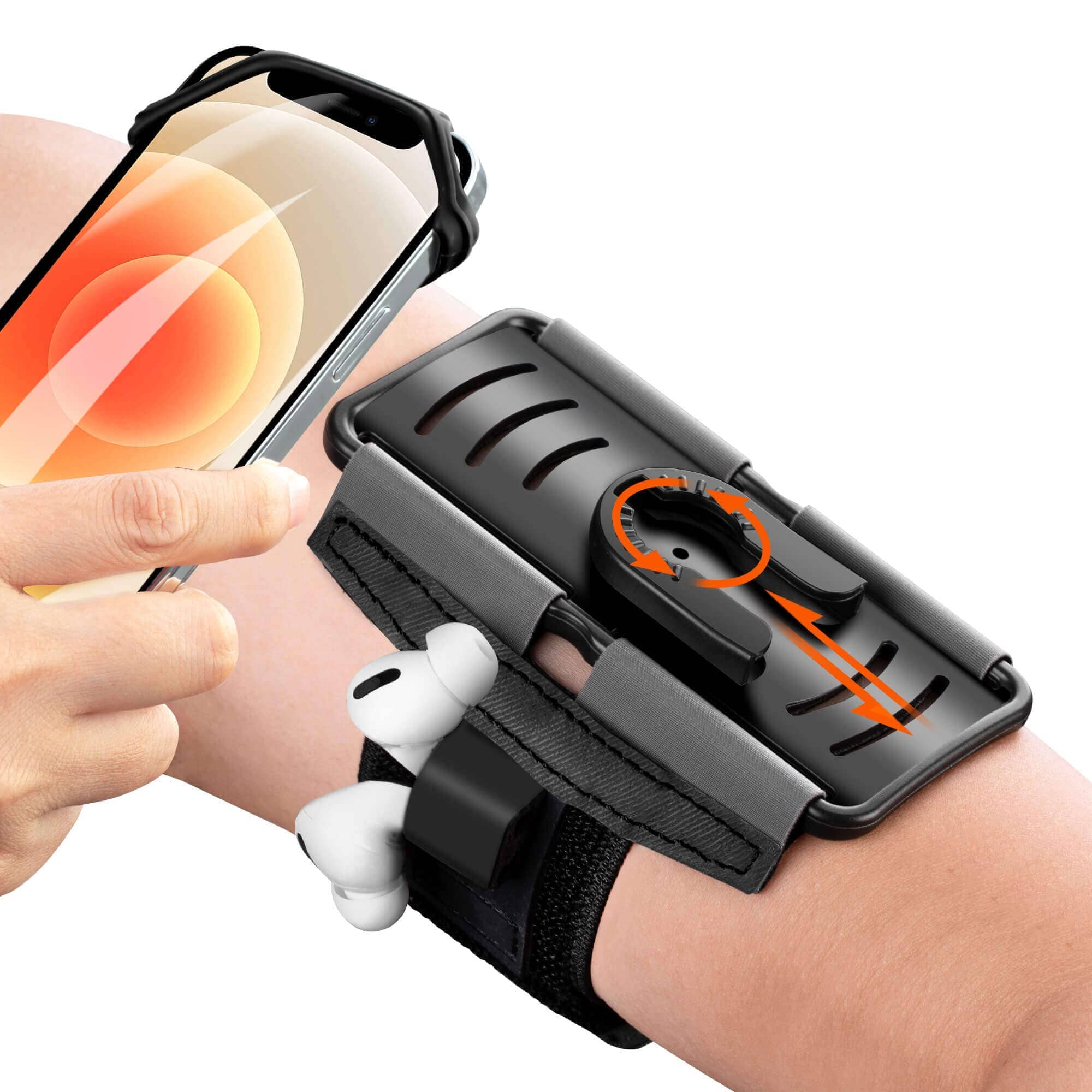 360° Rotatable & Detachable Universal Armband Case Wireless newppon 