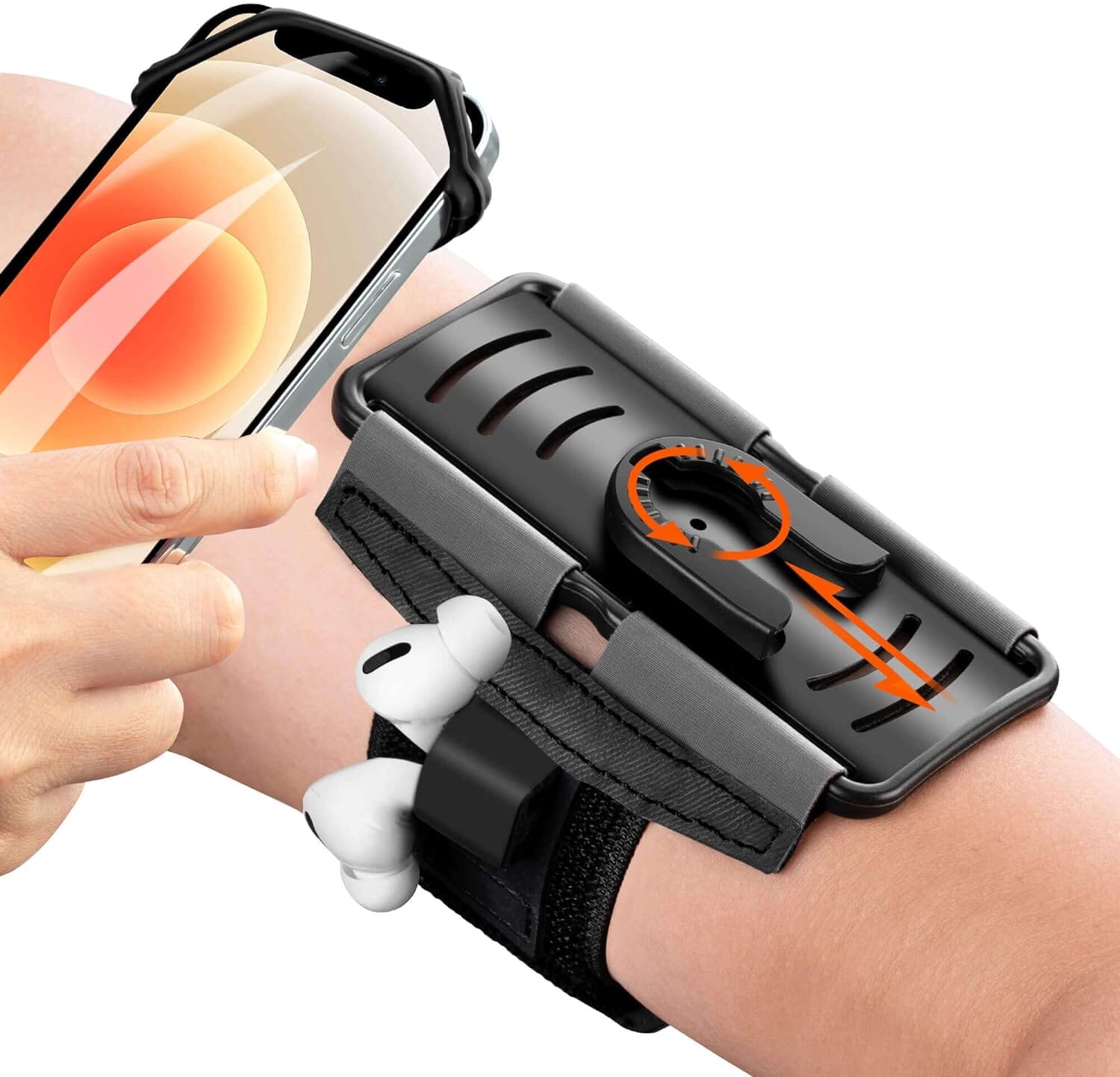 360° Rotatable & Detachable Universal Armband Case Wireless newppon 