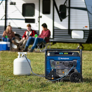 6500 Watt Dual Fuel Home Backup Portable Generator Portable Generator Westinghouse 