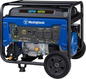 6500 Watt Dual Fuel Home Backup Portable Generator Portable Generator Westinghouse 