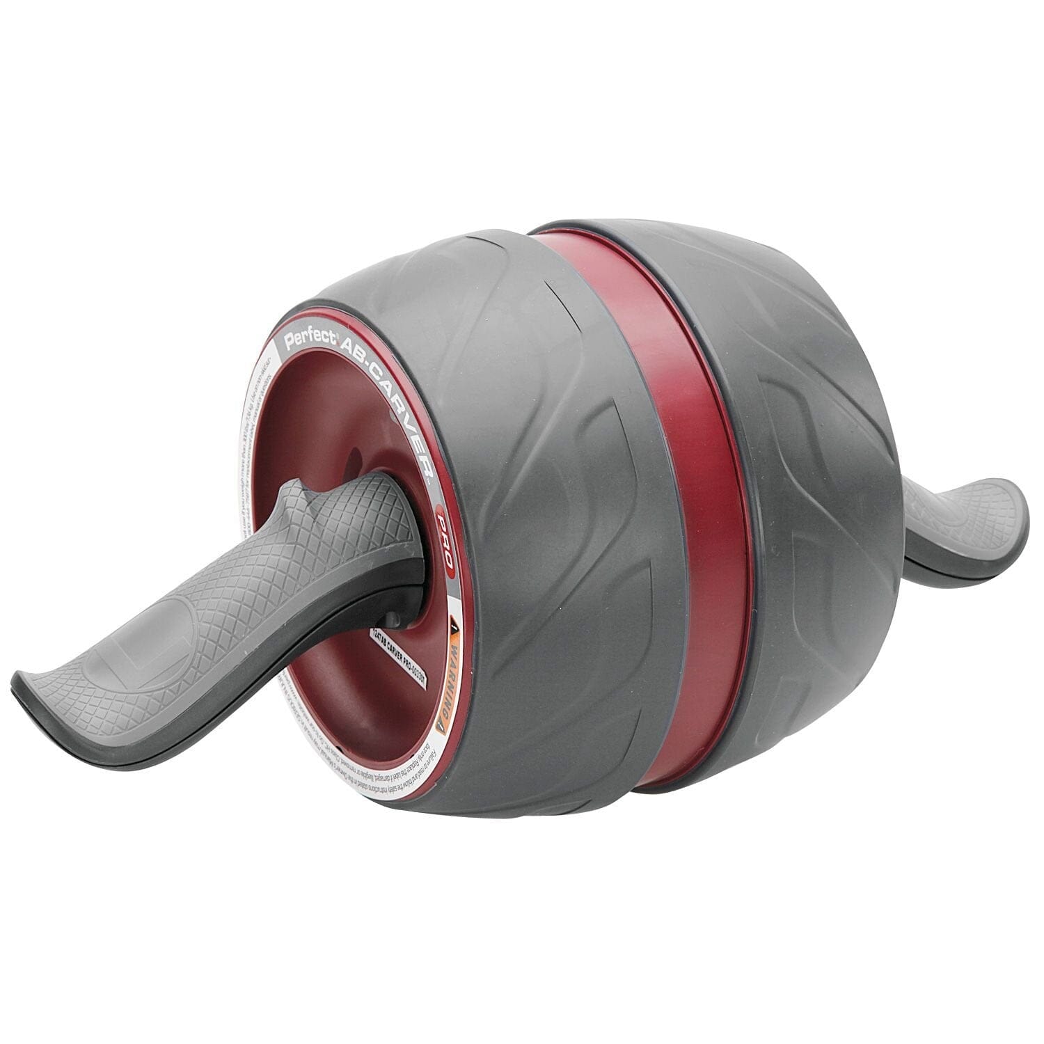 Ab Carver Pro Roller Wheel with Built in Spring Resistance, Red Ab Wheels & Rollers Perfect Fitness 