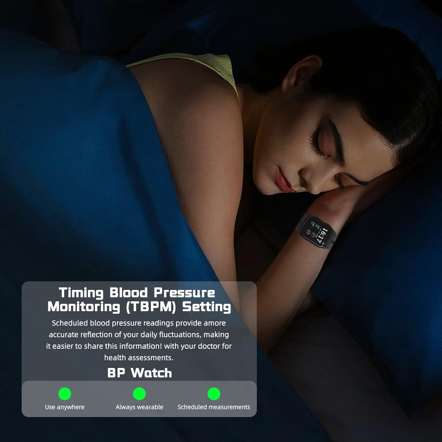 Activity Monitor Watch | Blood Pressure, Heart Rate & Sleep Tracker ...