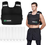 Adjustable Weighted Vest, 44lb Fitness Weights Vests for Men and Women Weighted Vest LEKÄRO 