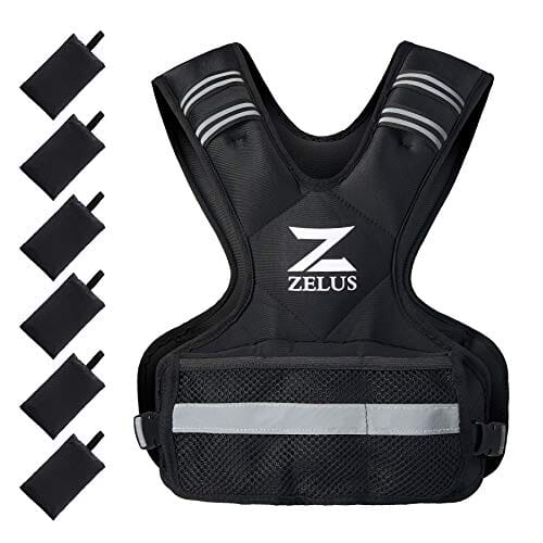 Adjustable Weighted Vest for Men and Women (4-10 lb.) Sports ZELUS 