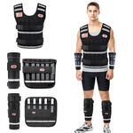 Adjustable Weighted Vest Set 44lbs. Sports XMYMUSLE 