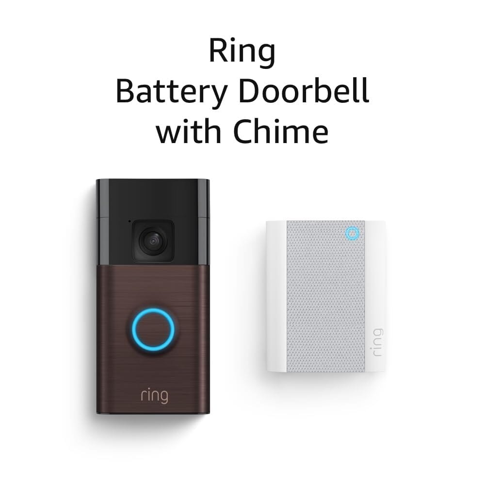 All-new Ring Battery Doorbell with Ring Chime Door Bells & Chimes Ring Store 