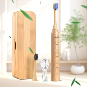 AoreSpty Sonic Electric Bamboo Toothbrush Electric Bamboo Toothbrush AoreSpty 