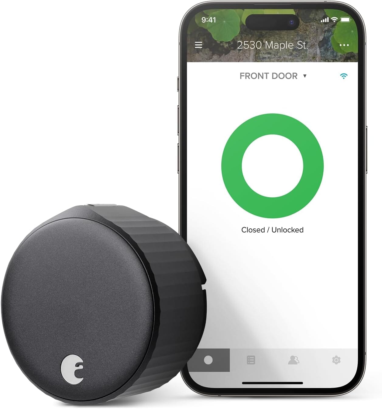 August Wi-Fi, (4th Generation) Smart Lock, Matte Black Deadbolts August Home 