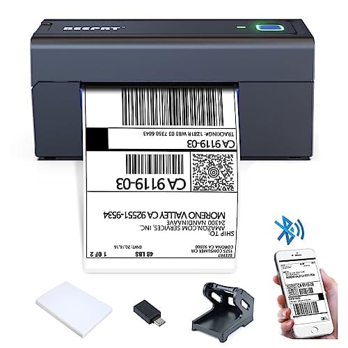 Beeprt Bluetooth Shipping Label Printer Wireless Label Printer Beeprt 