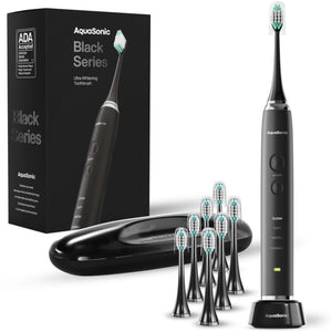 Black Series Ultra Whitening Electric Toothbrush Beauty Aquasonic 