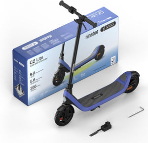 C2 Lite Ninebot eKick Electric Scooter Bundle - Electric Scooter for Kids 6-14 Youth E-Scooters Segway 
