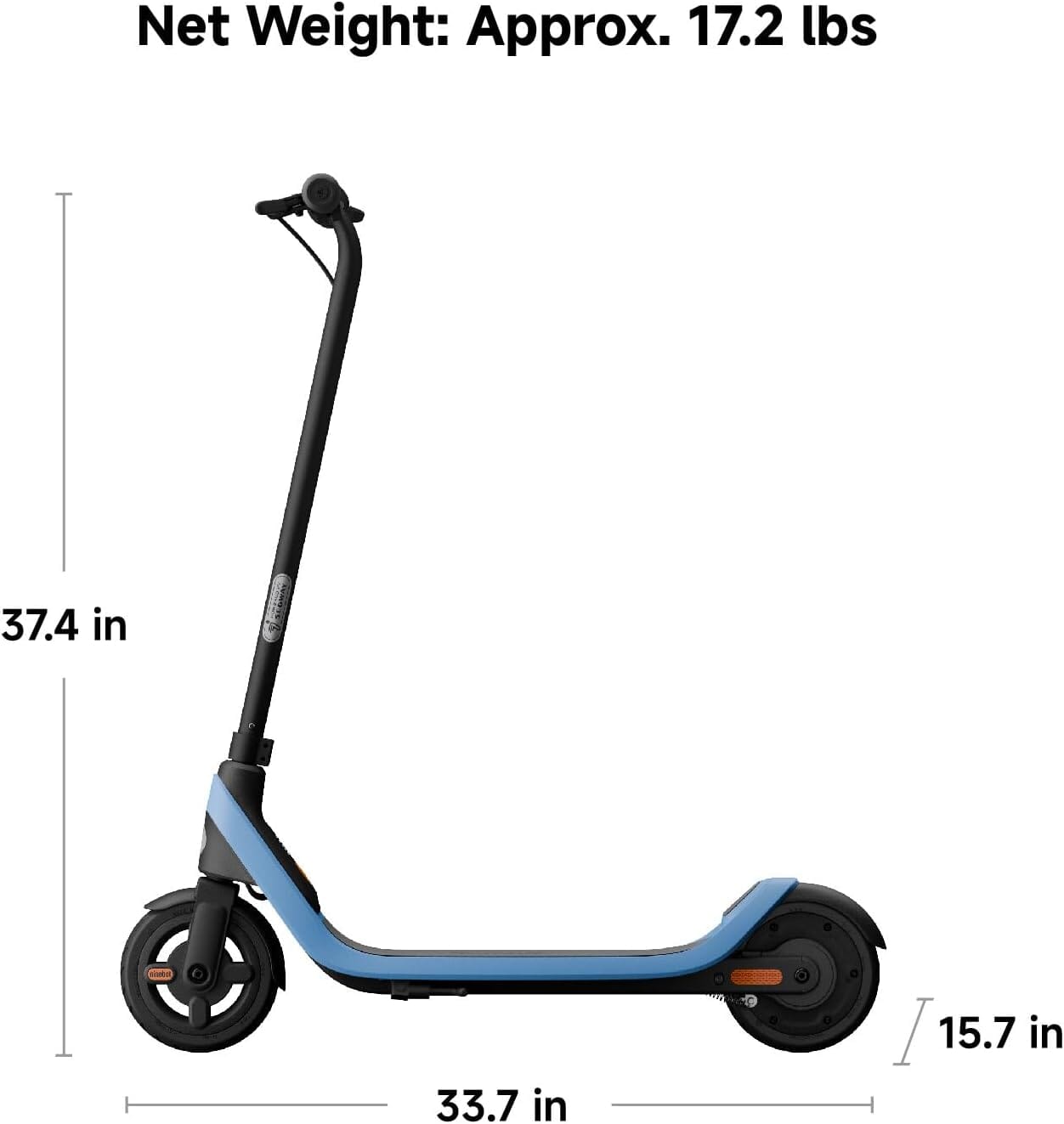 C2 Lite Ninebot eKick Electric Scooter Bundle - Electric Scooter for Kids 6-14 Youth E-Scooters Segway 
