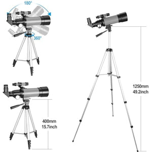 Celticbird 70mm Aperture 400mm Telescope (Grey) Telescope Celticbird 