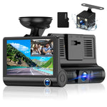 CHENSIVE 3 Channel Dash Cam Front and Rear Inside Dash Cam CHENSIVE 