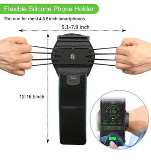 Detachable & 360°Rotatable Universal Wristband Phone Holder Outdoors HCcolo 