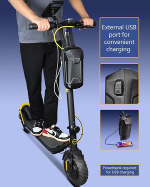 E-Scooter Storage Bag with USB Charging Port Vehicle Storage & Cargo OwensAssetFund Gifts 