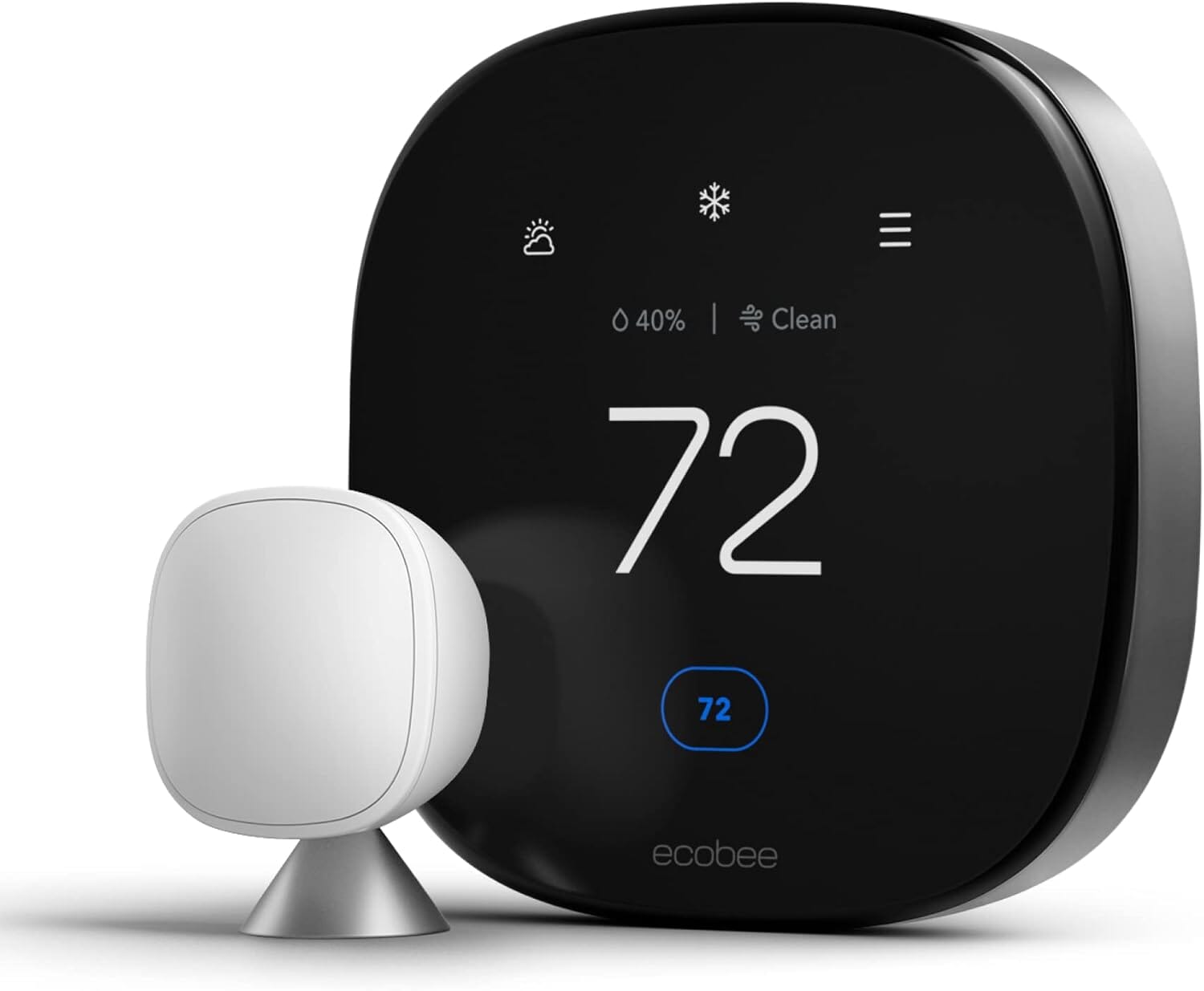 Ecobee New Smart Thermostat Premium with Smart Sensor and Air Quality Monitor Thermostats Ecobee 