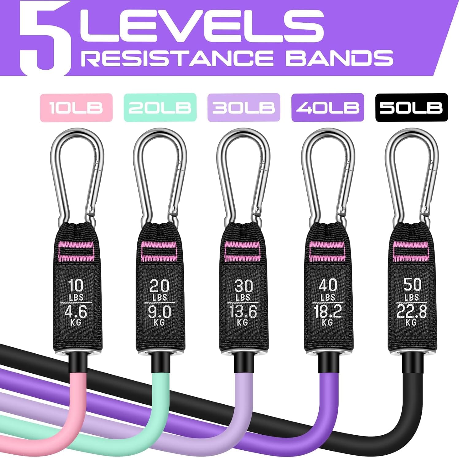 Exercise Bands Set Exercise Bands & Loops ‎RENRANRING 