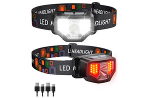 GETASI Headlamp Rechargeable 2PCS Flashlights & Headlamps GETASI 