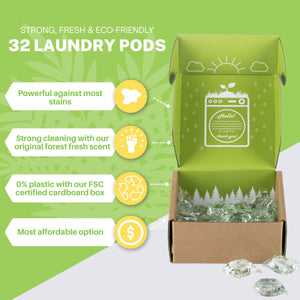 Greenseedz Eco Friendly Laundry Detergent Pods, 32 Pods Laundry Detergent Pods Greenseedz 
