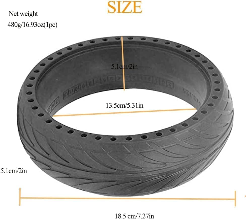 GYL 200X50 8x2" Tire Electric Scooter Solid Tire Replacement for Segway Ninebot Wheels & Tires OwensAssetFund Gifts 