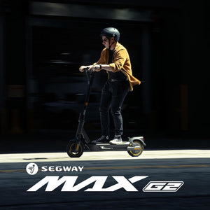 Max G2 Electric Kick Scooter with 43 Mile Range & 22 MPH Max Speed - Black Commuter E-Scooters Segway 