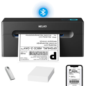 Nelko Bluetooth Thermal Shipping Label Printer Wireless Label Printer Nelko 