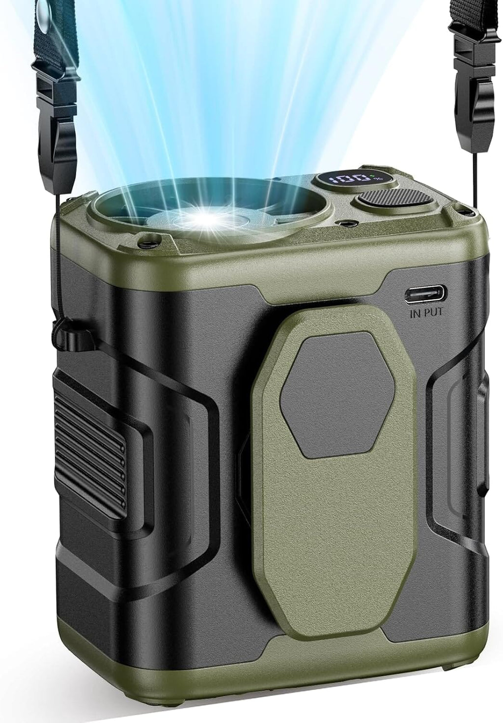 New 2025 Portable Waist Clip-On Fan Powered Hand Fans & Misters OwensAssetFund Gifts 