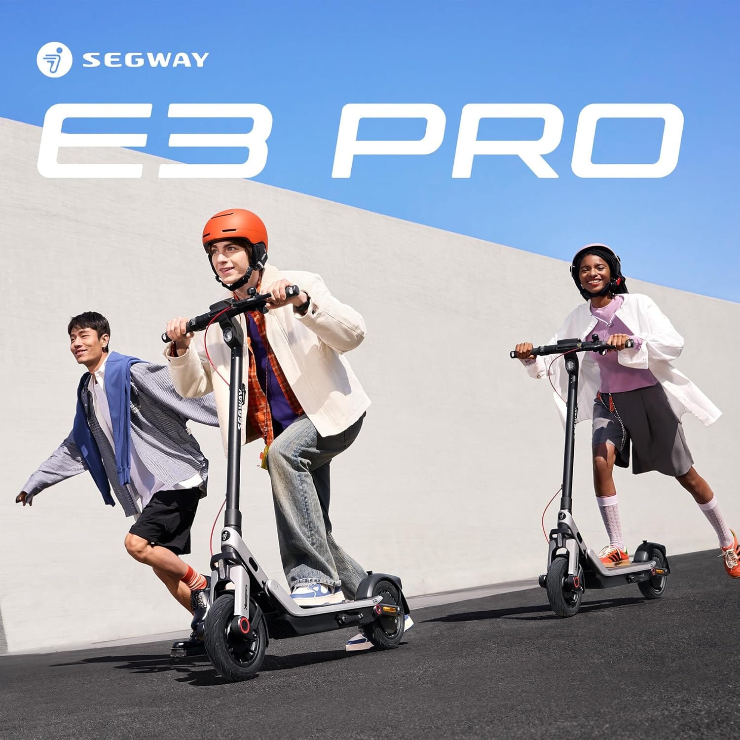 Ninebot eKickScooter E3 Pro Electric Scooter Bundle E-Scooters Segway 