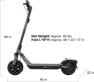 Ninebot eKickScooter E3 Pro Electric Scooter Bundle E-Scooters Segway 