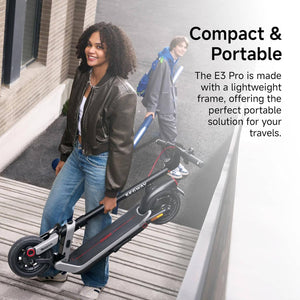 Ninebot eKickScooter E3 Pro Electric Scooter Bundle E-Scooters Segway 
