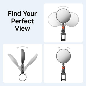 Ninebot Electric Scooter Rear-view Mirror Vehicle Rear View Mirror Ornaments OwensAssetFund Gifts 