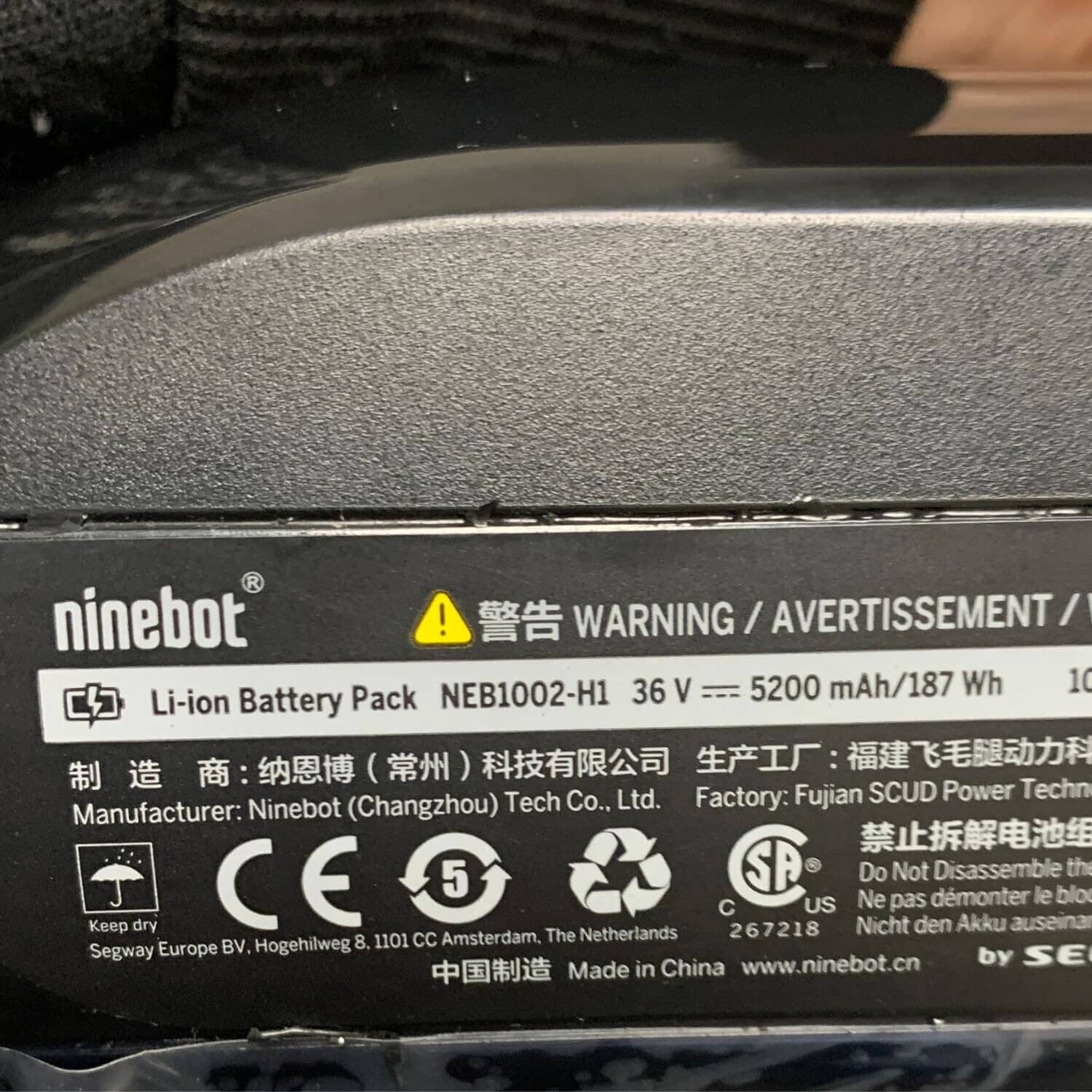 Ninebot External Battery Pack for ES1/ES2/ES4 Electric Kick Scooters Batteries & Chargers OwensAssetFund Gifts 