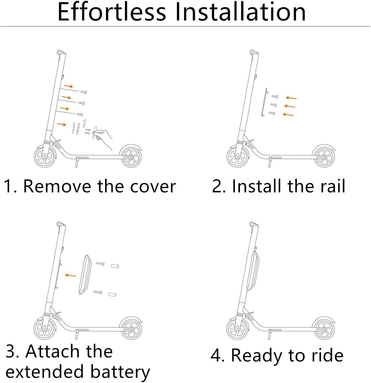 Ninebot External Battery Pack for ES1/ES2/ES4 Electric Kick Scooters Batteries & Chargers OwensAssetFund Gifts 