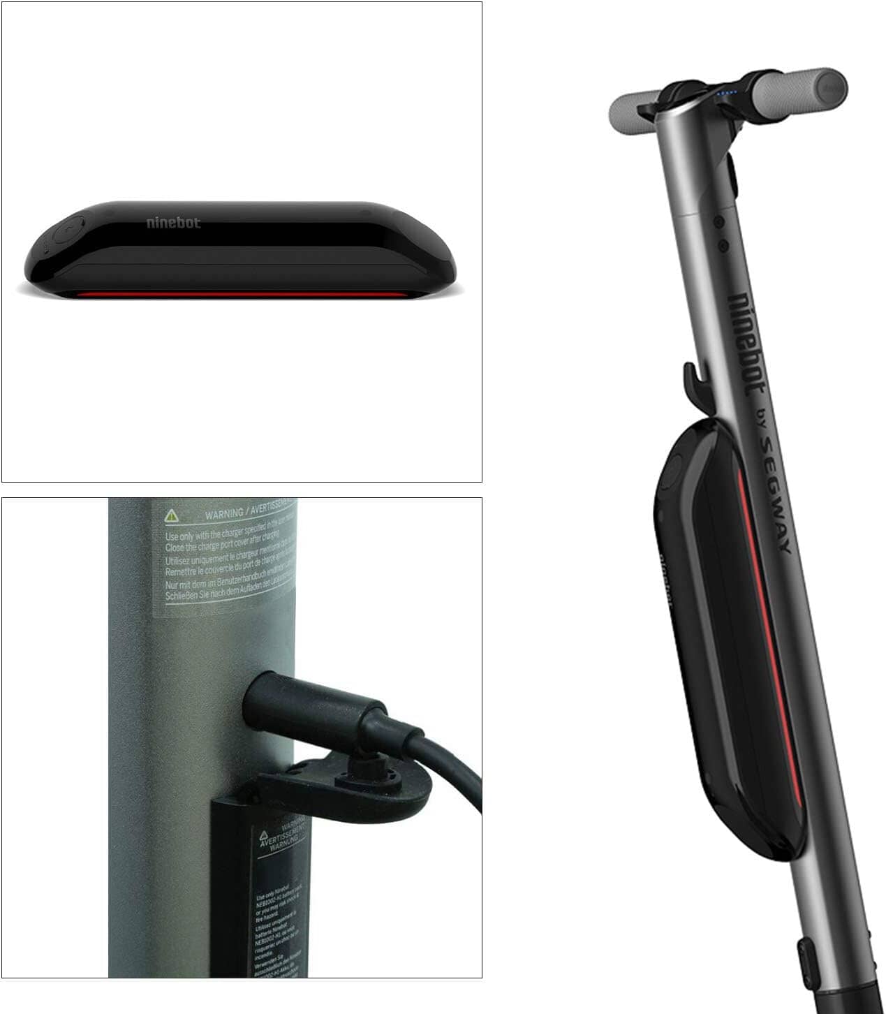 Ninebot External Battery Pack for ES1/ES2/ES4 Electric Kick Scooters Batteries & Chargers OwensAssetFund Gifts 