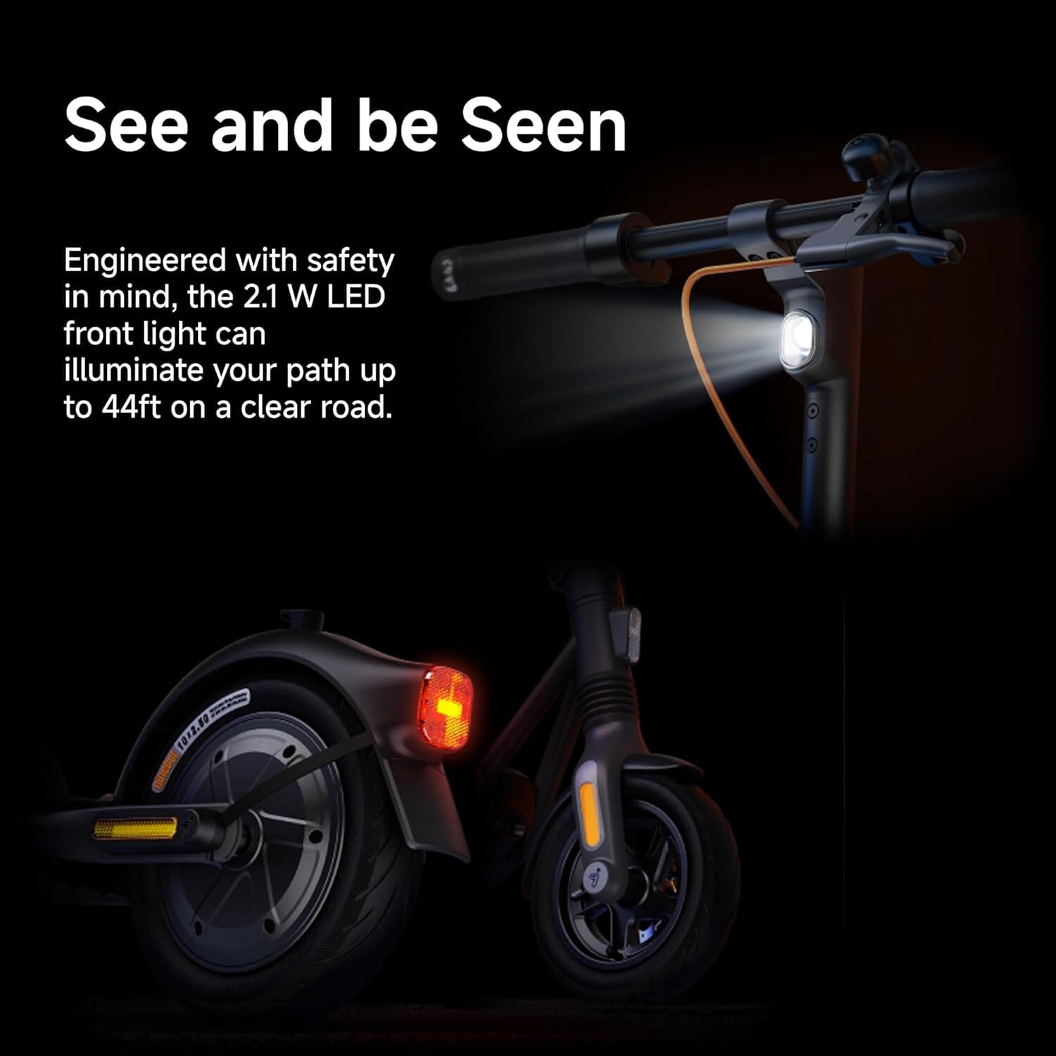 Ninebot F2 Electric Scooter Bundle, Up to 20 MPH Commuter E-Scooters Segway 