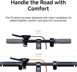 Ninebot F2 Electric Scooter Bundle, Up to 20 MPH Commuter E-Scooters Segway 