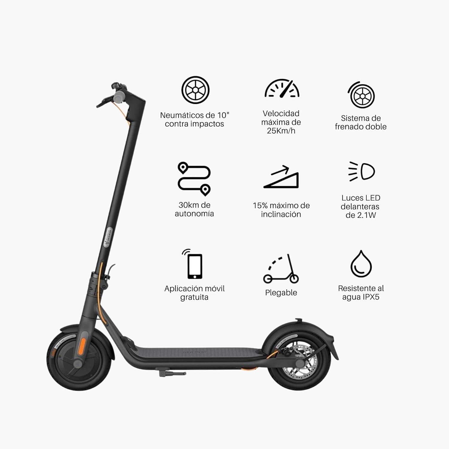 Ninebot Kick Scooter F30 Electric Scooter Commuter E-Scooters Segway 