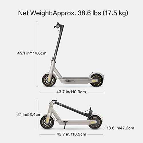 Ninebot MAX G30LP Electric Kick Scooter bundle w/Powerful Motor, Long Range & 22mph Top Speed Commuter E-Scooters OwensAssetFund Gifts 