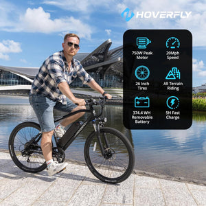 OUREA 26" Electric Bike Electric Bikes HOVERFLY 
