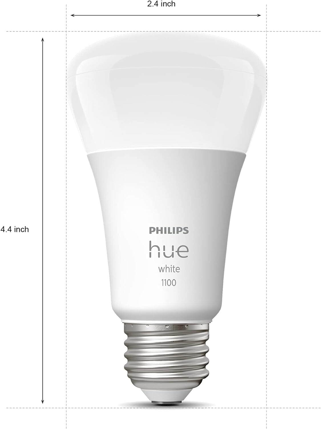 Philips Hue Smart LED Bulb - Soft Warm White Light - 4 Pack Home Improvement Philips Hue 