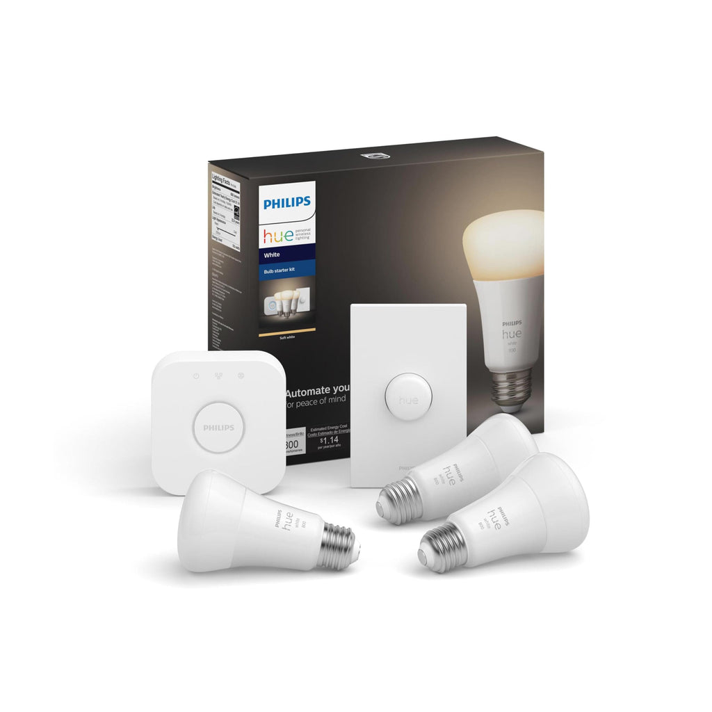 Philips Hue White Base Lumen (60W) Smart Button Starter Kit Home Improvement Philips Hue 